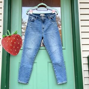 Abercrombie & Fitch The Super Skinny Ankle High-rise Jeans Curve Love 29/8 short